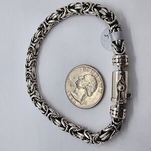 Brand New Sterling Silver 925 Hand Crafted Bracelet
